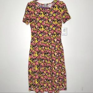 Lularoe Amelia - L - Pink Lemonade